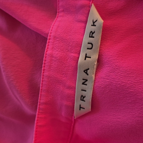 Trina Turk Vibrant Pink Blouse - Picture 6 of 6